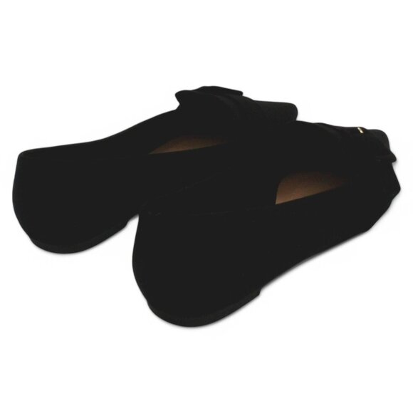 Journee Collection Women's Audrey Buckle Pointed Toe Ballet Flats - Black - Picture 5 of 8